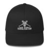 Rebel Nation White Embroidered Structured Twill Cap Flex Fit