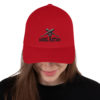 Rebel Nation Black Embroidered Structured Twill Cap Flex Fit - Image 2