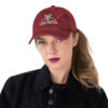 Rebel Nation White Embroidered Vintage Cotton Twill Cap - Image 2