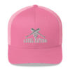 Rebel Nation White Embroidered Trucker Cap - Image 7