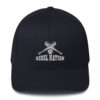 Rebel Nation White Embroidered Structured Twill Cap Flex Fit - Image 5