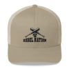 Rebel Nation Black Embroidered Trucker Cap - Image 6