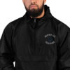 Respect All Fear None Embroidered Champion Packable Jacket - Image 8