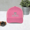 Rebel Nation White Embroidered Trucker Cap - Image 3