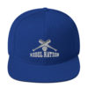 Rebel Nation White Embroidered Snapback Hat - Image 13