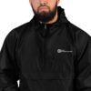 TIC White Embroidered Champion Packable Jacket - Image 6