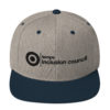 TIC Black Embroidery Snapback Hat - Image 7