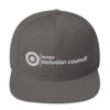TIC White Embroidery Snapback Hat - Image 9