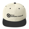 TIC Black Embroidery Snapback Hat - Image 10