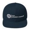 TIC White Embroidery Snapback Hat - Image 10