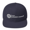 TIC White Embroidery Snapback Hat - Image 11