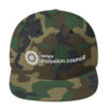 TIC White Embroidery Snapback Hat - Image 8