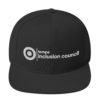 TIC White Embroidery Snapback Hat