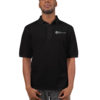TIC White Embroidered Men's Premium Polo