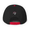 Maricopa M with Rams logo on Back Embroidered Snapback Hat - Image 8