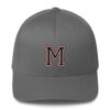 Maricopa M with Rams Logo on Back Structured Twill Cap Flex Fit - Image 5