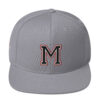 Maricopa M with Rams Logo on Right Side Embroidered Snapback Hat - Image 9