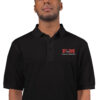 F and M Concrete Construction Embroidered Men's Premium Polo - Image 4