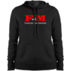 F and M Concrete Construction Embroidered LST254 Ladies' Pullover Hooded Sweatshirt