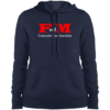F and M Concrete Construction Embroidered LST254 Ladies' Pullover Hooded Sweatshirt - Image 4