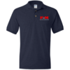 F and M Concrete Construction Embroidered G880 Jersey Polo Shirt - Image 3