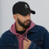 Hall Family Dentistry White Embroidered Dad hat - Image 3