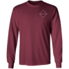 Upright Plumbing Printed Logo Left Chest G240 LS Ultra Cotton T-Shirt - Image 2