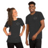 Upright Plumbing Printed Logo Left Chest Short-Sleeve Unisex T-Shirt - Image 5