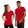 Upright Plumbing Printed Logo Left Chest Short-Sleeve Unisex T-Shirt