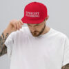Upright Plumbing Bold Letters Embroidered Snapback Hat - Image 2