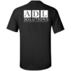 ADL Solutions White Logo on Back of G200T Tall Ultra Cotton T-Shirt