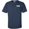 ADL Solutions White Logo on Left Chest of G200T Tall Ultra Cotton T-Shirt - Image 2