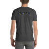 Casteel Colts Navy PERSONALIZE Number on sleeve, Anvil 980 t-shirt - Image 2