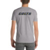 Casteel Colts White PERSONALIZE Number on sleeve, Anvil 980 t-shirt - Image 7
