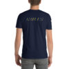 Casteel Colts White Number 18 on sleeve, Anvil 980 t-shirt - Image 4