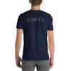 Casteel Colts White PERSONALIZE Number on sleeve, Anvil 980 t-shirt - Image 4