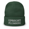 Upright Plumbing Embroidered White Beanie - Image 6