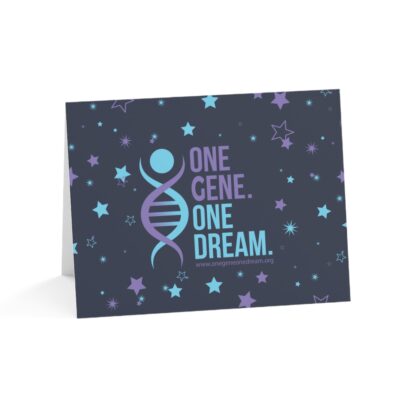 INADcure One Gene One Dream Folded Greeting Cards (10, 30, and 50pcs)