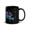 INADcure One Gene One Dream Black Glossy Mug - Image 3