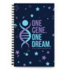 INADcure One Gene One Dream Spiral notebook