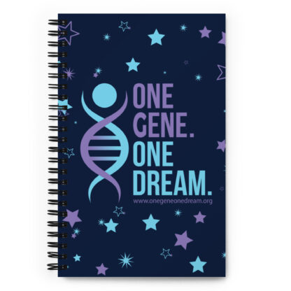 INADcure One Gene One Dream Spiral notebook