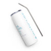 INADcure Foundation, Education Advocate, Donate, Repeat on Back, Stainless steel tumbler - Image 4