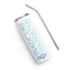 INADcure Foundation, Education Advocate, Donate, Repeat on Back, Stainless steel tumbler - Image 2