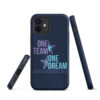 INADcure One Team One Dream Navy Tough iPhone case - Image 9