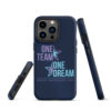 INADcure One Team One Dream Navy Tough iPhone case - Image 19