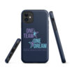 INADcure One Team One Dream Navy Tough iPhone case - Image 2
