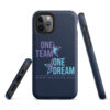 INADcure One Team One Dream Navy Tough iPhone case - Image 4