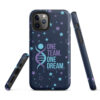 INADcure One Team One Dream Navy Tough iPhone case - Image 5