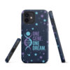 INADcure One Gene One Dream Navy Tough iPhone case - Image 4
