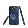 INADcure One Gene One Dream Navy Tough iPhone case - Image 2